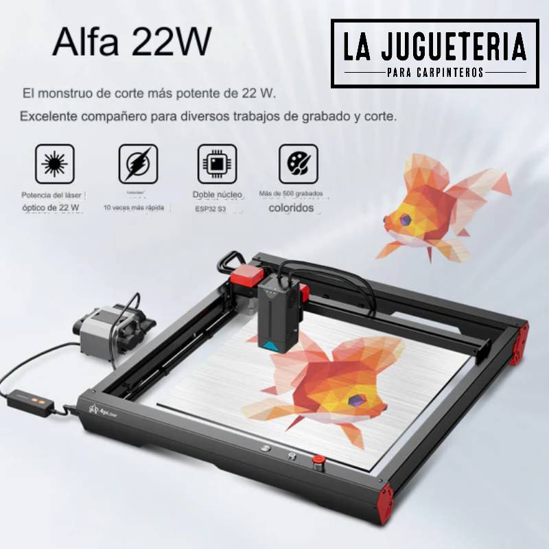 CNC AlgoLaser Alpha  Grabador láser de diodo de 22W