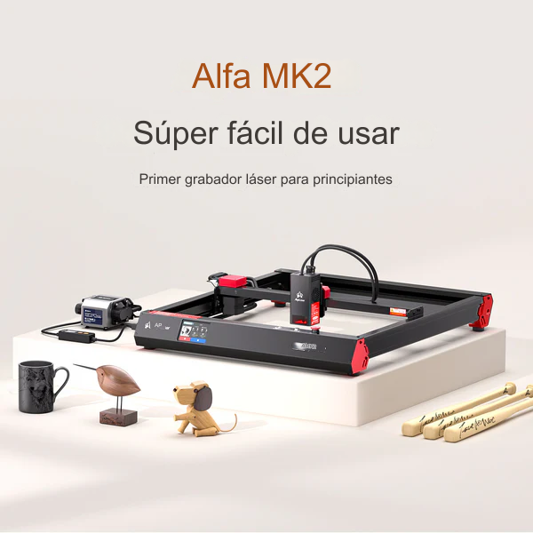 CNC AlgoLaser Alpha  MK2 Grabador láser de diodo de 20W