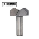 Fresa de vaciado decorativo tipo arco para Carpintería y CNC. Vástago de 1/2". Ref.G57 