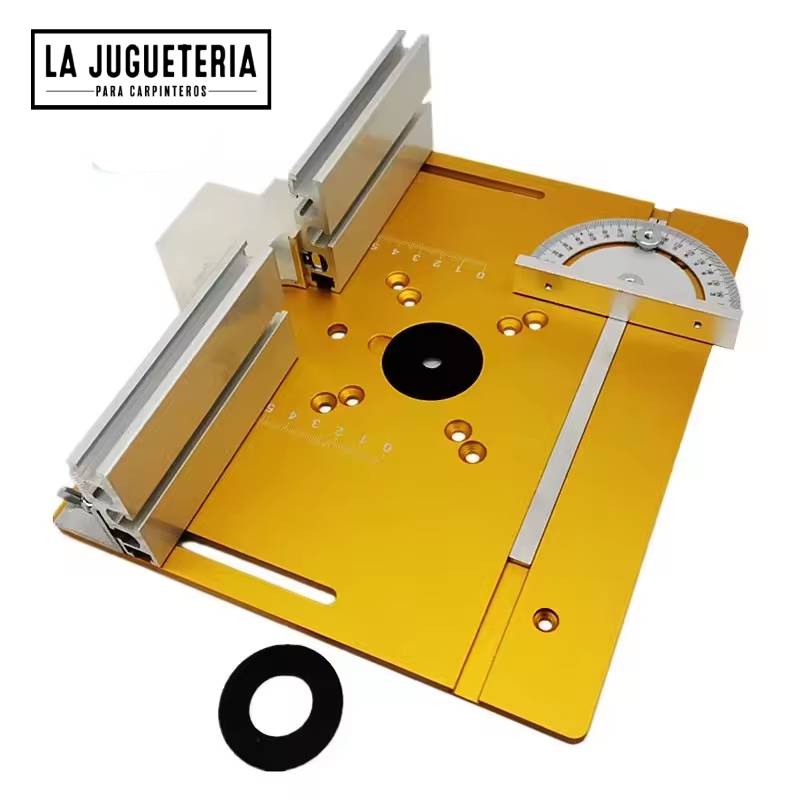 Base ó Placa de aluminio para router de 65mm de diametro.