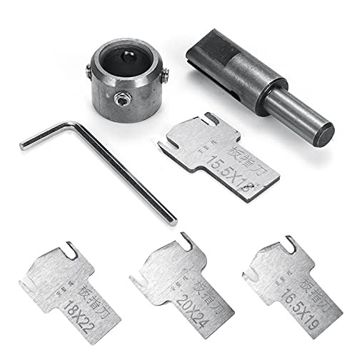 [A1058] Juego de brocas para hacer anillos de madera (4 cuchillas de 15,5 a 20 mm)