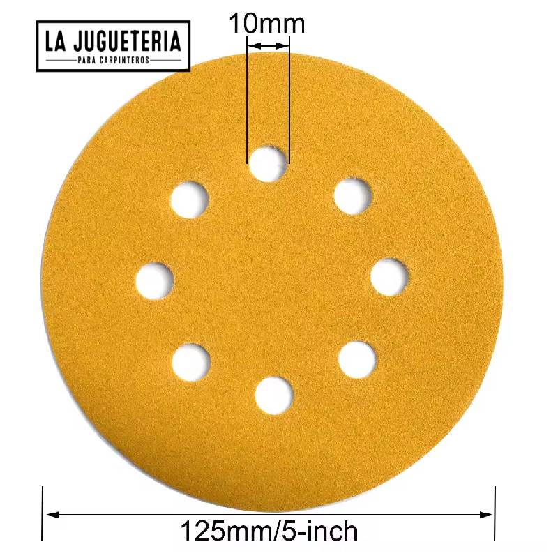 Disco de Lijado con Grano 180, 125mm (5 Pulgadas)