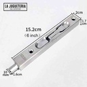 Pestillos de seguridad de acero inoxidable 304 de 6 pulgadas para puertas de seguridad color negro