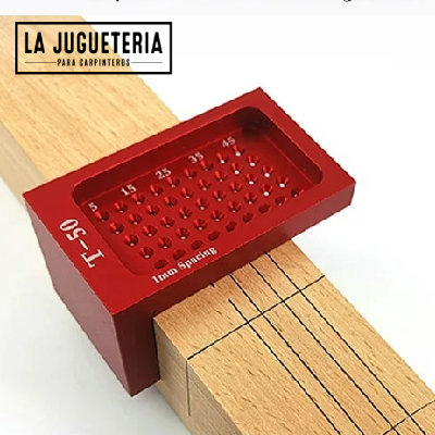 [A904] Regla de Calibración L para Carpintería T50- Alta Precisión y Versatilidad en aluminio anonizado