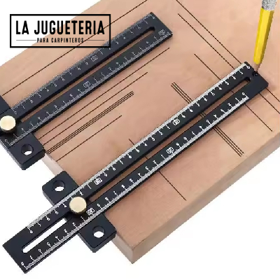 Regla de aluminio de L-HT158, trazador de medida de ángulo, tipo t, 280mm