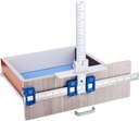Posicionador de manijas Azul calidad en ALUMINIO para instalación fácil y precisa