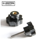 Perilla de sujeción tipo tuerca estrella M8  tornillo 50mm  Paquete 5 pcs  