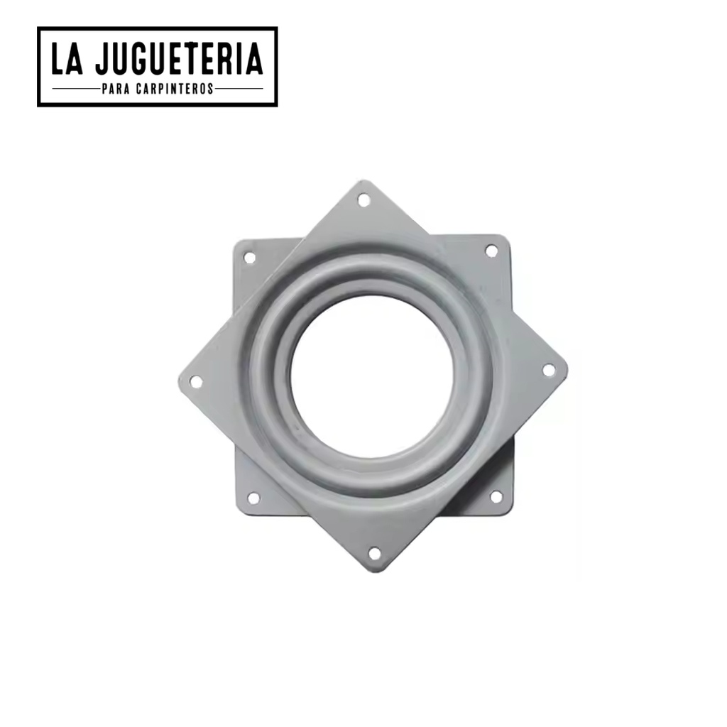 Juego de Placa Giratoria Lazy Susan de 4 Pulgadas para Muebles y Proyectos de Carpintería