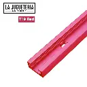 Carril para Madera 3/4x3/8" Tipo Chute 500 mm (19.7 in)   Color: Rojo – Guía T-track