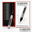 Mini Grabador Eléctrico Portátil con 30 Puntas – Lápiz de Grabado Recargable para Madera, Vidrio y Metal