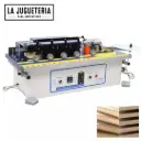 Enchapadora tapeteadora Automática Multifunción 110V – Aplicación y Pulido de Canto para MDF, Melamina y Contrachapado