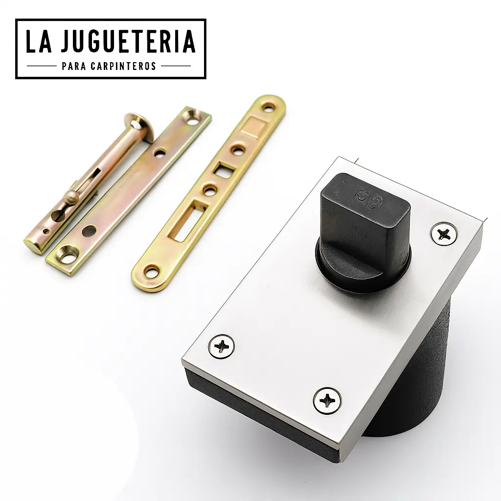  Bisagra Pivotante de Piso 360° para Puertas Pesadas (Capacidad 350 kg)
