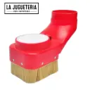 Cubierta Antipolvo CNC 80 mm – Para router de husillo 80 mm con cerdas desmontables y conexión de succión 95 mm