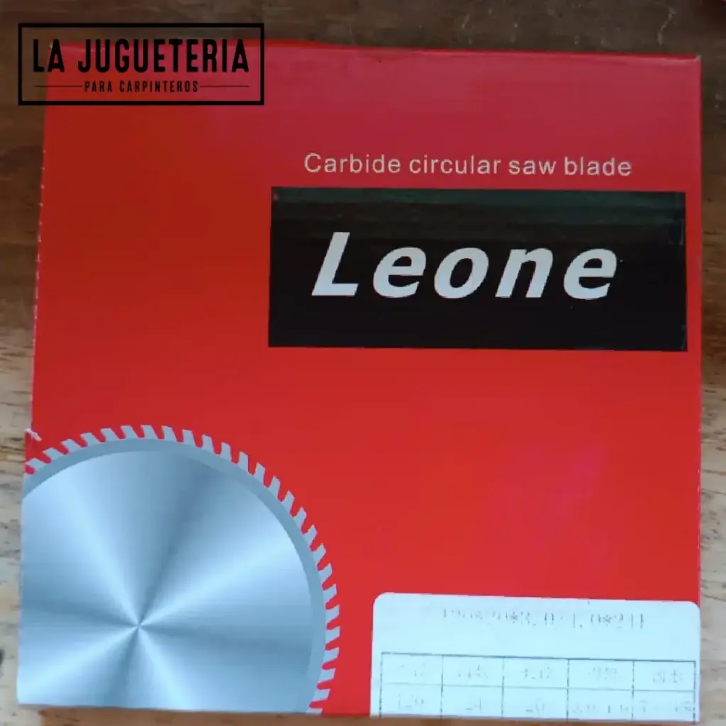 Disco Sierra Circular Leone 120 × 20 × 3 mm – 24 dientes (4.7") para incisor especial melamina
