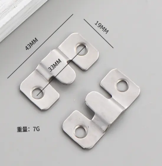 Conector de Base de Cama 43mm , Conector de Bloqueo de Sofá, Conector de Estructura de Cama de Metal, Soporte de Cama 