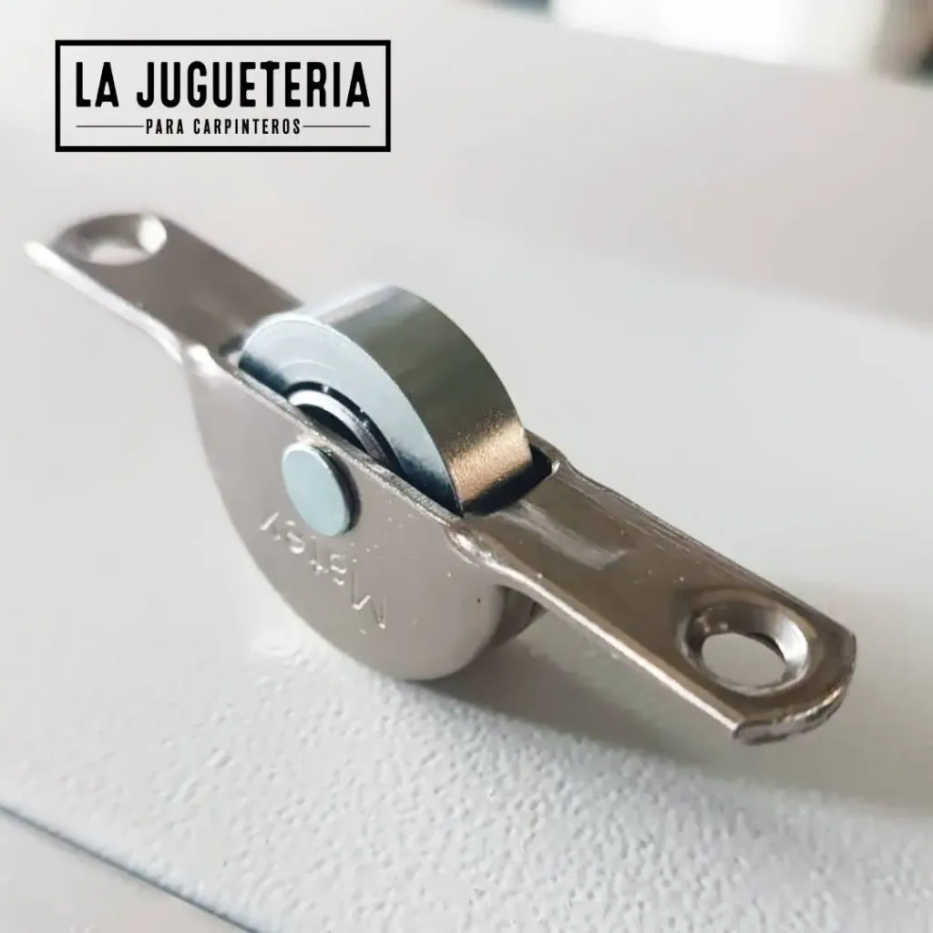 [A2126] Polea para ventana, armario o puerta corredera - Rodillo con rueda de acero