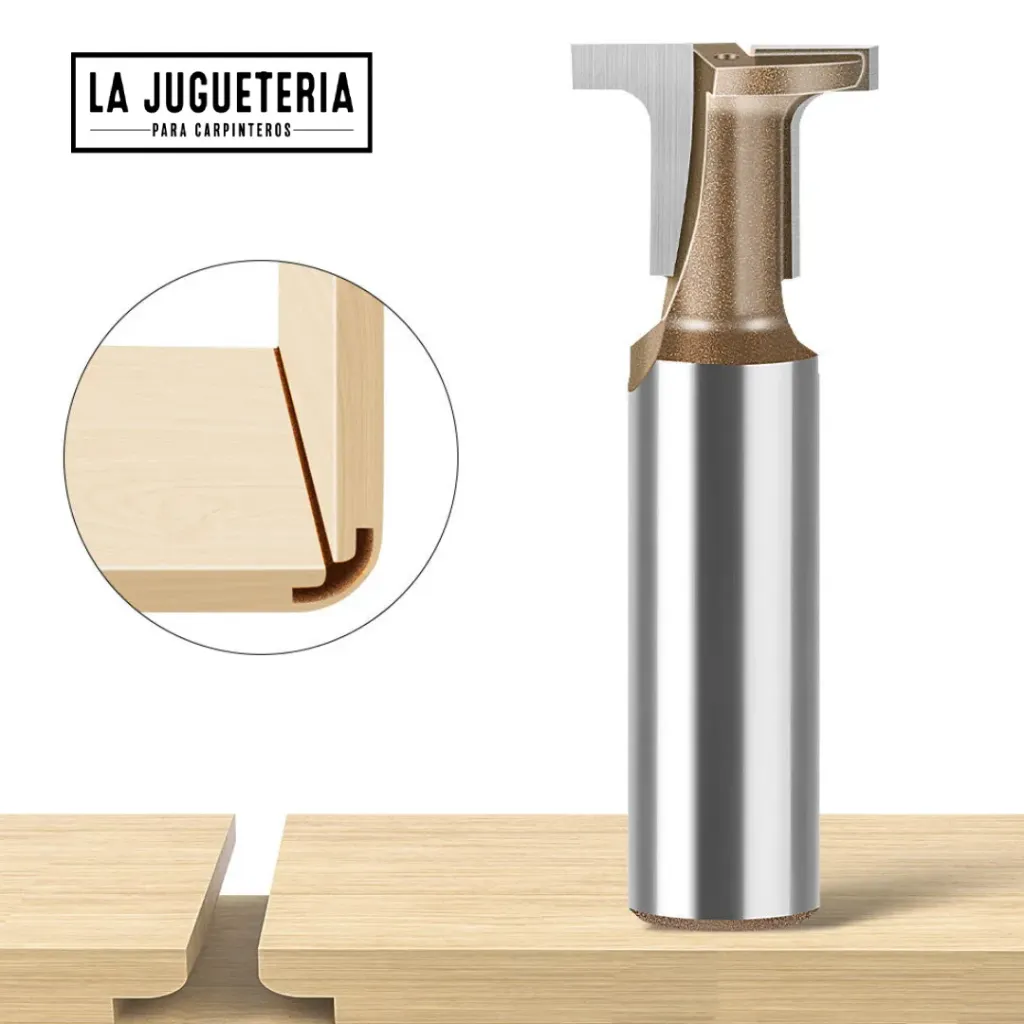 [A2152] Fresa de Ensamble de Arco y Tirador Integrado doblado MDF 90º- Mango 1/2" Ref: G123