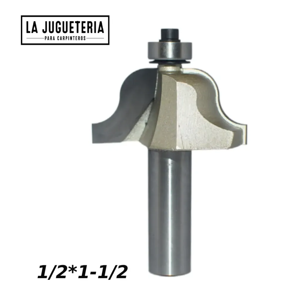 [A2164] Fresa Router Ogee Romano con Rodamiento - Vástago 1/2"*2 para Molduras Decorativas Ref: G131