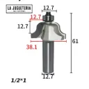 Fresa Router Ogee Romano con Rodamiento - Vástago 1/2"*1" para Molduras Decorativas Ref: G133
