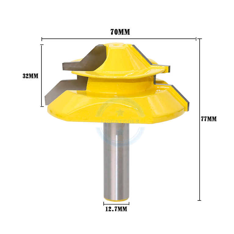 [A2210] Broca de Inglete de Bloqueo de 45 Grados (L-N017-6) – Vástago 1/2" – 2-3/4" Ref: G136