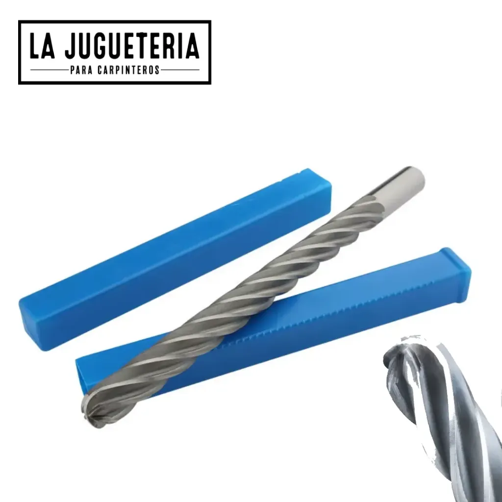 [A2327] Fresa CNC Extra Larga para Espumas (EPS/EVA) 10*R5*150 4T Ref: V33