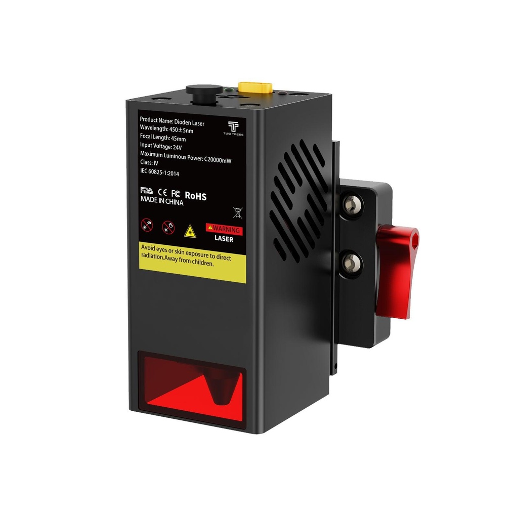 Módulo Láser TwoTrees TC20 de 20W para Router CNC TTC450 PRO / TTC-H40
