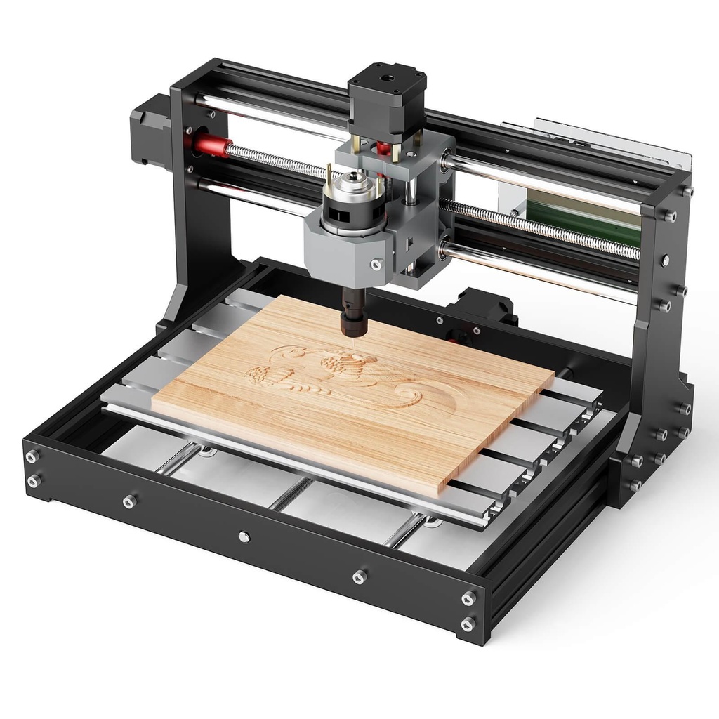 [A2361] Router CNC de escritorio TwoTrees CNC 3018 — Kit DIY 3 ejes, área 300×180×40 mm (grabado y fresado, GRBL)