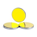 Espejo Reflector para Láser CO2 — Silicio con Recubrimiento de Oro 30 mm