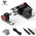 Kit de módulo rotativo de 4to eje para router CNC TwoTrees TTC450 / PRO / Ultra / TTC6050 (Ø 4-60 mm, reducción 4:1)