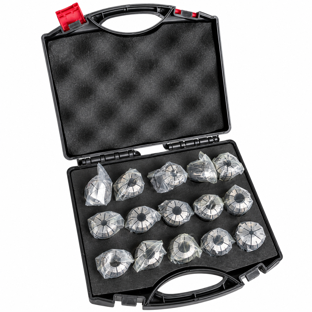 [A2409] Set de pinzas ER20 — 15 piezas en caja de plástico