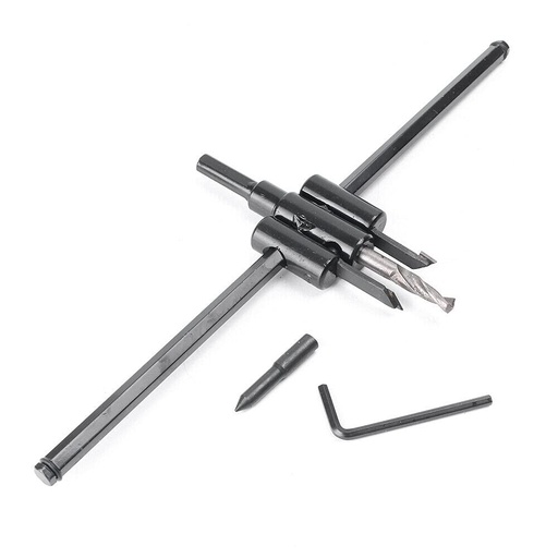 [A222] Cortador de circulos ajustable para taladro 30- 300 mm