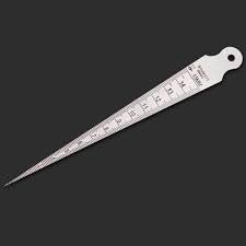 [A245] Cuña de medición de rendijas de 0 a 15 mm