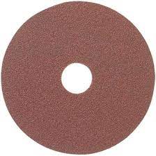 [A269] Discos de lija fibra de resina de óxido de aluminio, grano 80 para madera , 4,5 pulgadas de diámetro