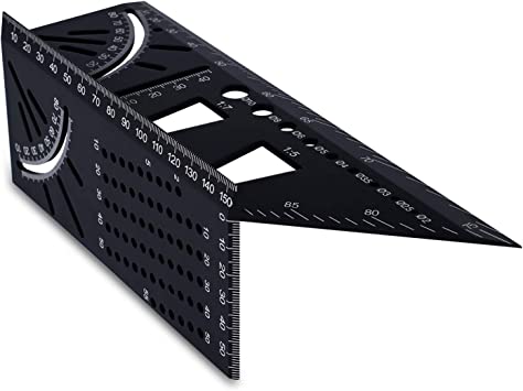 [A285] Escuadra/ regla de aluminio 3D para carpintería