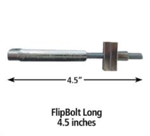[123] FastCap FLIPBOLT tornillo largo 4,5" para uniones