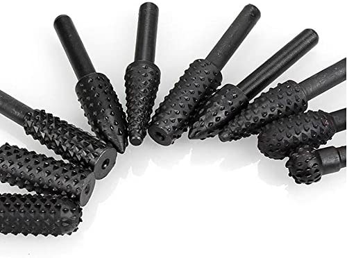 [A620] Puntas escofina para taladro, vástago 1/4  Set 10 pcs