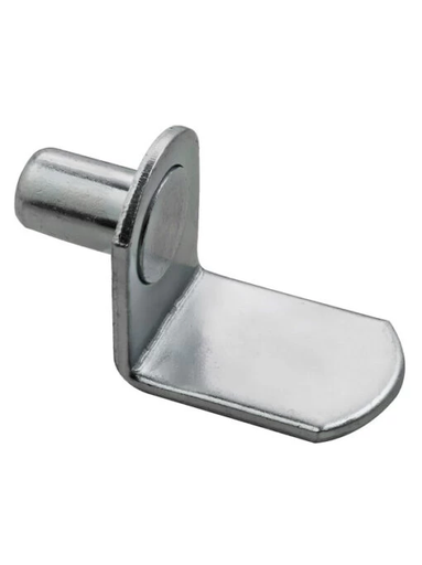 [A700] Soportes de estante de zinc Cromado y perno de 1/4 Paquete de 10 unidades