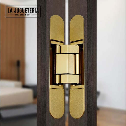 Bisagra oculta ajustable de 180 grados accesorios de puerta Invisible, G80 80 kg