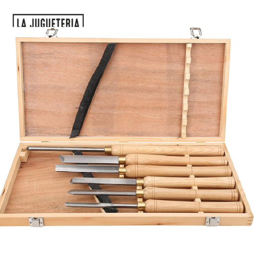 [A684] Set de 6 gubias para torno de madera