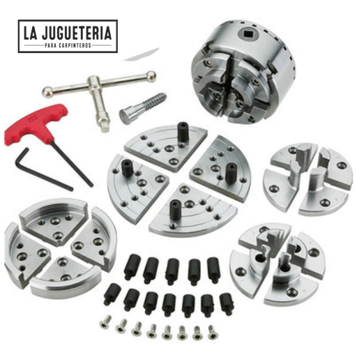 Set Chuck  Profesional de 3,7 Pulgadas / 95 mm 1" x 8 Hilos