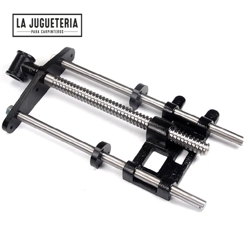 Tornillo de banco para carpintería 10". Alta resistencia.
