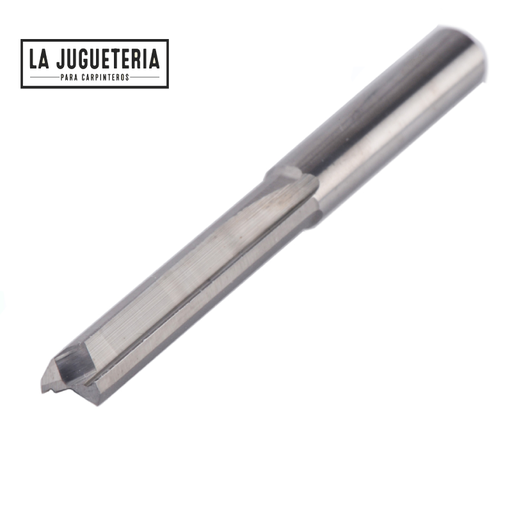 [A340] Fresa de corte para CNC 3.175mm ,  2.5*17 mm de corte de arburo de tungsteno dos flautas final mills Ref.V07