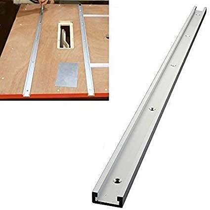 [A467] Guía o Riel en T-Track Universal en Aluminio para Proyectos de Sierra o Router 1000mm