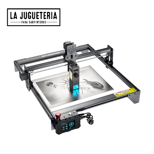 [A055] CNC Atomstack X7 Pro: Grabadora láser 50W Máquina cortadora de grabado para madera y Metal 410 x 400 mm