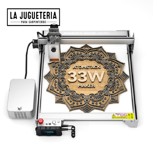 [A012] CNC ATOMSTACK MAKER X30 PRO 160 W: Láser de diodo óptico de alta potencia de 33W de salida con tecnología de acoplamiento láser de última generació