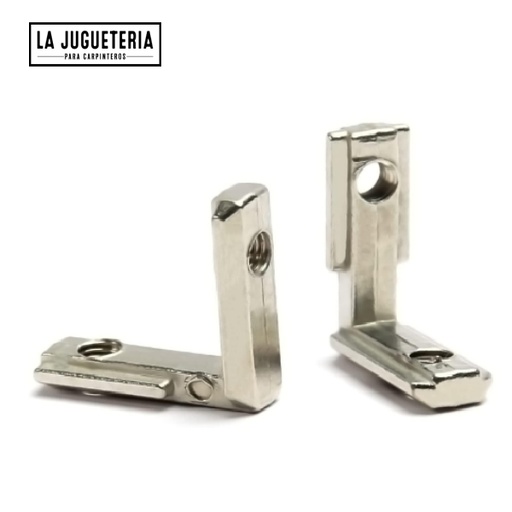 [A280] Escuadra en L para riel de perfiles de aluminio 2020