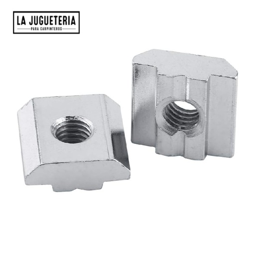 [A772] Tuerca de Riel para Perfil de Aluminio 2020 - Accesorio para Carpintería - Bolsa de 10 unidades