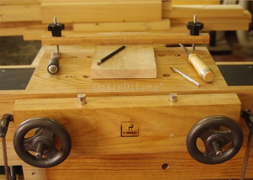 [A615] Prensa para mesa de carpinero tipo Moxon 1 rueda 20 Cm