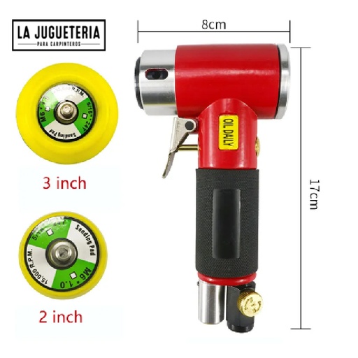 Máquina neumática  para lijado de aire, pulidora. 16.000 RPM