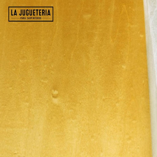 [A181] Chapa de madera teñida natural 80 cm x 21 cm: Color: Amarillo